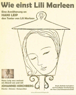 Wie einst Lili Marleen oder Mit Leip und Seele